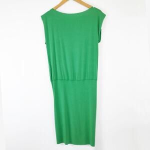 Rachel Pally Vintage Y2K Grecian Green Jersey Knit Mini Dress